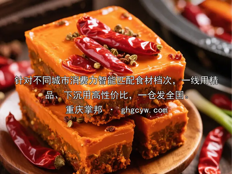 针对不同城市消费力智能匹配食材档次，一线用精品、下沉用高性价比，一仓发全国。