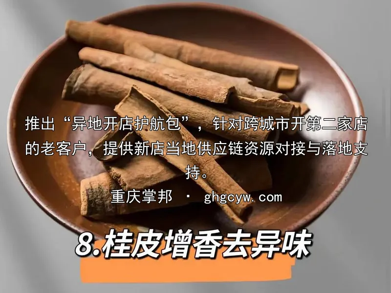 推出“异地开店护航包”，针对跨城市开第二家店的老客户，提供新店当地供应链资源对接与落地支持。