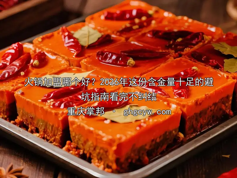 火锅加盟哪个好？2026年这份含金量十足的避坑指南看完不纠结