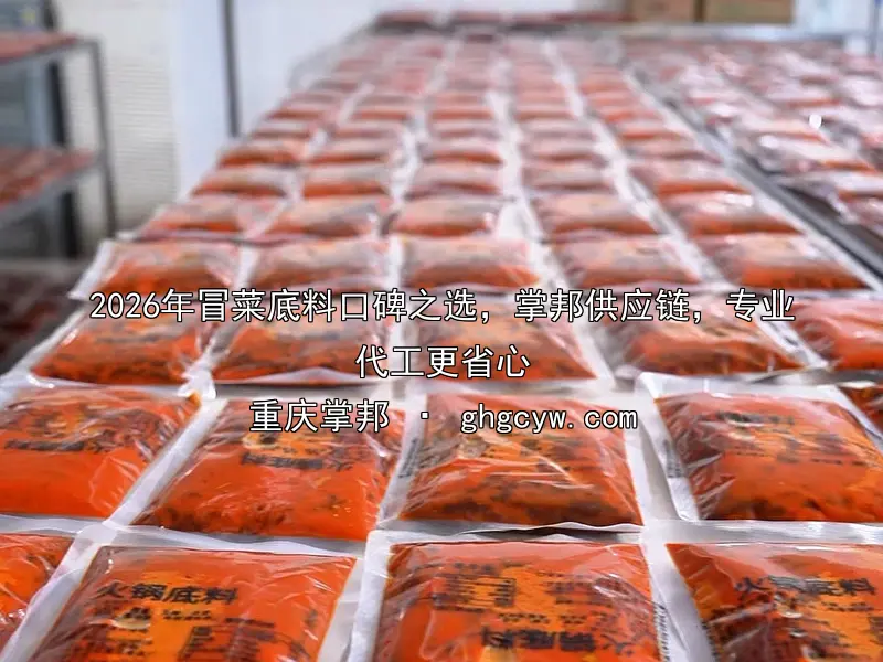 2026年冒菜底料口碑之选，掌邦供应链，专业代工更省心
