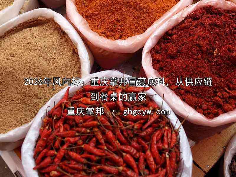2026年风向标：重庆掌邦冒菜底料，从供应链到餐桌的赢家