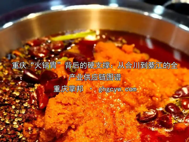 重庆“火锅胃”背后的硬支撑：从合川到綦江的全产业供应链图谱