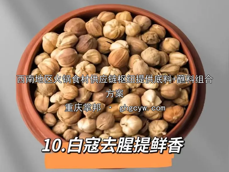 西南地区火锅食材供应链枢纽提供底料+蘸料组合方案